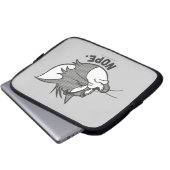 Tom und Jerry | Tom sagt "Nope" Laptopschutzhülle (Vorne Knopf)