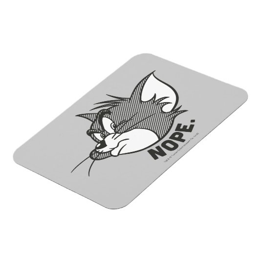 Tom und Jerry | Tom sagt "Nope" Magnet (Linke Seite)