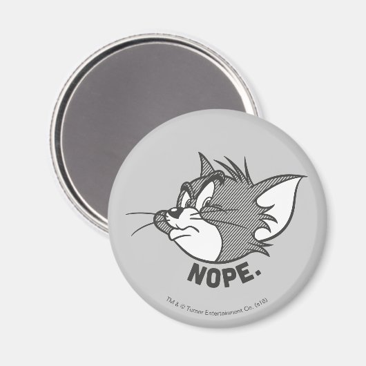 Tom und Jerry | Tom sagt "Nope" Magnet (Vorderseite/Rückseite)