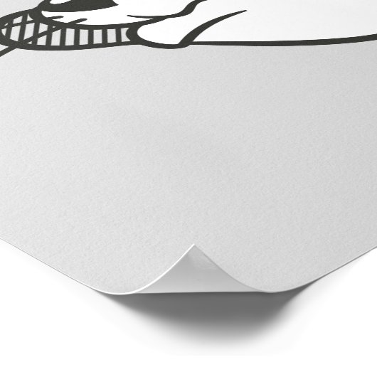 Tom und Jerry | Tom sagt "Nope" Poster (Ecke)