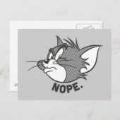 Tom und Jerry | Tom sagt "Nope" Postkarte (Vorne/Hinten)