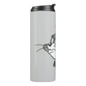 Tom und Jerry | Tom sagt "Nope" Thermosbecher (Nach links gedreht)