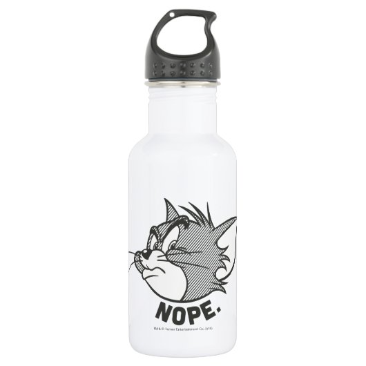 Tom und Jerry | Tom sagt "Nope" Trinkflasche (Vorderseite)