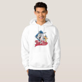 Tom und Jerry | Tom und Jerry auf Baseball Diamond Hoodie (Vorne ganz)