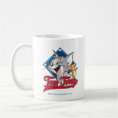 Tom und Jerry | Tom und Jerry auf Baseball Diamond Kaffeetasse (Links)