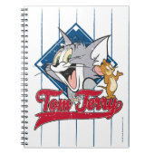 Tom und Jerry | Tom und Jerry auf Baseball Diamond Notizblock (Vorderseite)