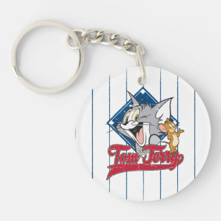 Tom und Jerry | Tom und Jerry auf Baseball Diamond Schlüsselanhänger