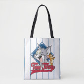 Tom und Jerry | Tom und Jerry auf Baseball Diamond Tasche (Vorderseite)