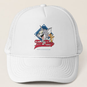 Tom und Jerry   Tom und Jerry auf Truckerkappe