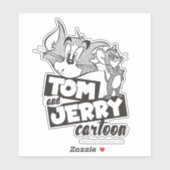 Tom und Jerry | Tom und Jerry Cartoon Aufkleber (Blatt)