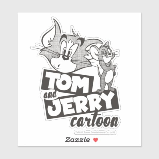 Tom und Jerry | Tom und Jerry Cartoon Aufkleber (Blatt)