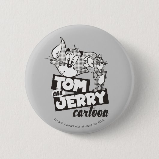 Tom und Jerry | Tom und Jerry Cartoon Button (Vorderseite)
