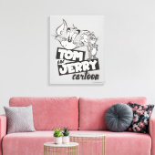 Tom und Jerry | Tom und Jerry Cartoon Leinwanddruck (Insitu (Wohnzimmer))