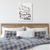 Tom und Jerry | Tom und Jerry Cartoon Leinwanddruck (Insitu (Schlafzimmer))