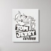 Tom und Jerry | Tom und Jerry Cartoon Leinwanddruck (Vorderseite)