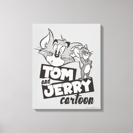 Tom und Jerry | Tom und Jerry Cartoon Leinwanddruck (Vorderseite)