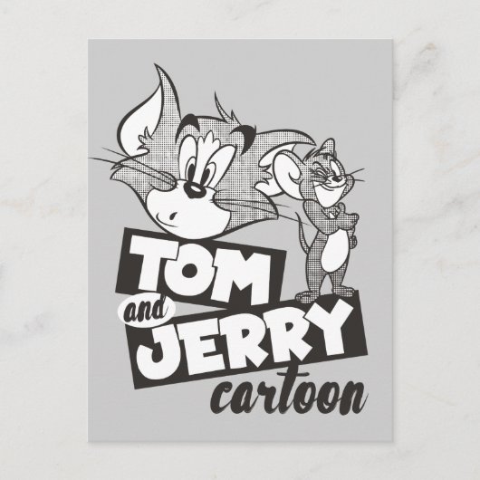 Tom und Jerry | Tom und Jerry Cartoon Postkarte (Vorderseite)