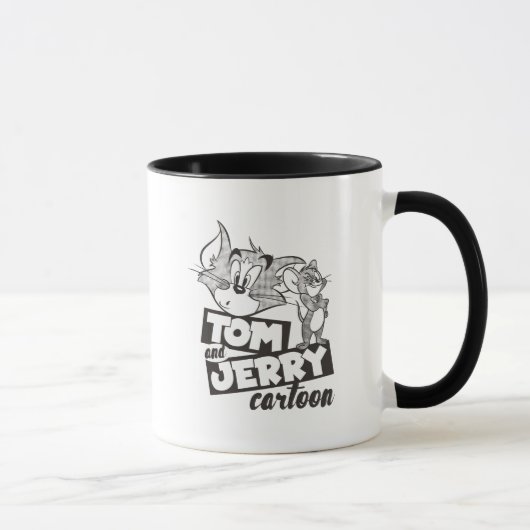 Tom und Jerry | Tom und Jerry Cartoon Tasse (Rechts)