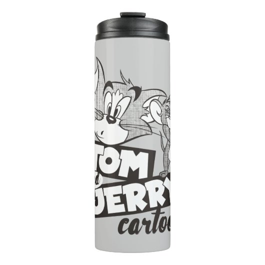 Tom und Jerry | Tom und Jerry Cartoon Thermosbecher (Vorderseite)