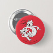 Tom und Jerry | Tom und Jerry lachen Button (Vorne & Hinten)