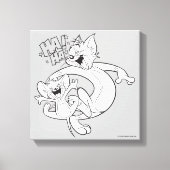 Tom und Jerry | Tom und Jerry lachen Leinwanddruck (Vorderseite)