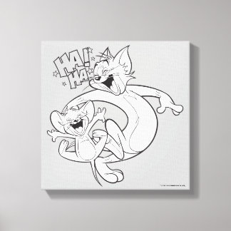 Tom und Jerry | Tom und Jerry lachen Leinwanddruck