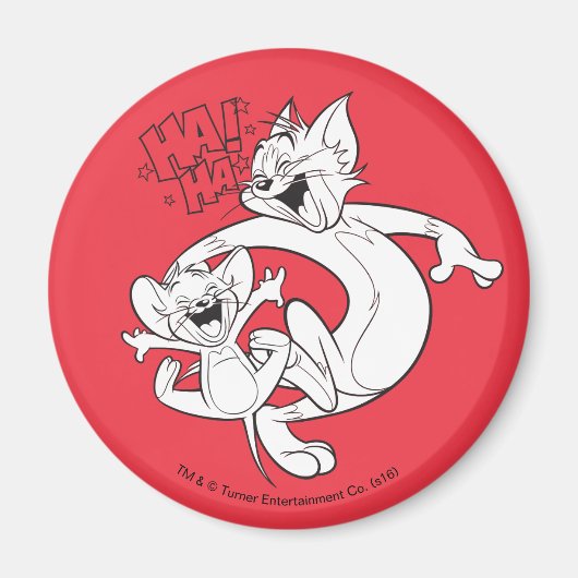 Tom und Jerry | Tom und Jerry lachen Magnet (Vorne)
