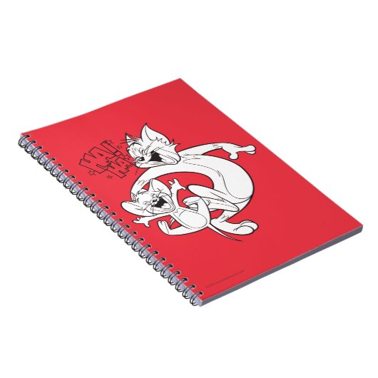 Tom und Jerry | Tom und Jerry lachen Notizblock (Rechte Seite)