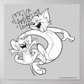 Tom und Jerry | Tom und Jerry lachen Poster (Vorne)
