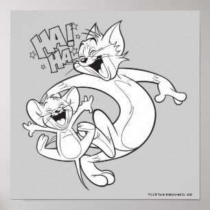 Tom und Jerry Tom und Jerry lachen Poster