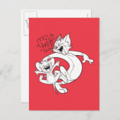 Tom und Jerry | Tom und Jerry-Lachen Postkarte (Vorne/Hinten)