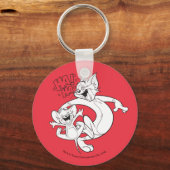 Tom und Jerry | Tom und Jerry lachen Schlüsselanhänger (Vorderseite)
