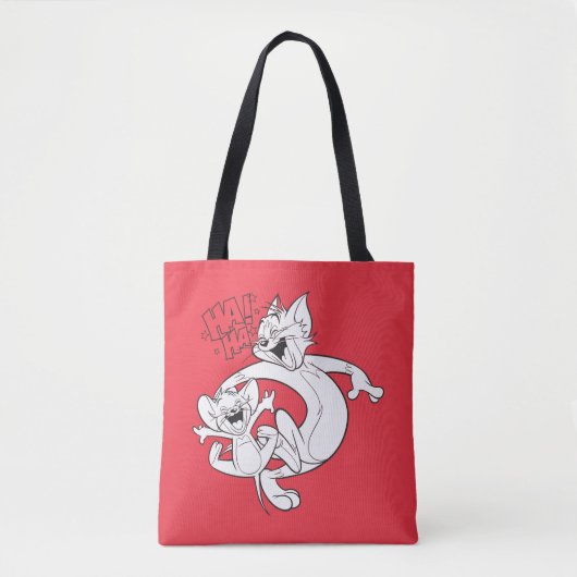 Tom und Jerry | Tom und Jerry lachen Tasche (Vorderseite)