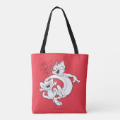 Tom und Jerry | Tom und Jerry lachen Tasche (Rückseite)