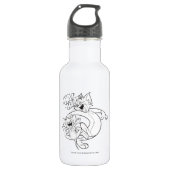 Tom und Jerry | Tom und Jerry lachen Trinkflasche (Vorderseite)