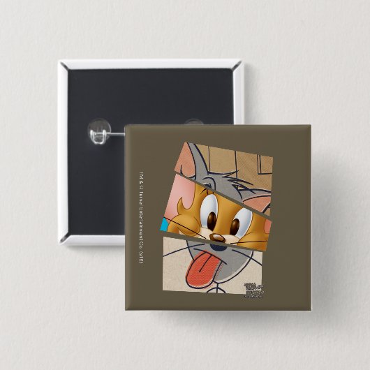 Tom und Jerry | Tom und Jerry Mashup Button (Vorne & Hinten)