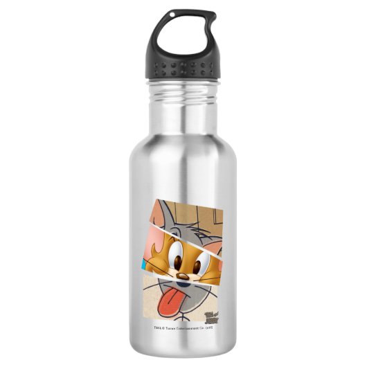 Tom und Jerry | Tom und Jerry Mashup Edelstahlflasche (Vorderseite)