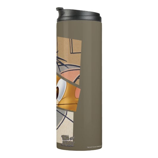 Tom und Jerry | Tom und Jerry Mashup Thermosbecher (Nach rechts gedreht)