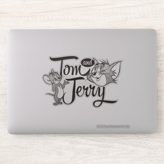 Tom und Jerry | Tom und Jerry sehen süß aus Aufkleber (Computer)