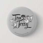 Tom und Jerry | Tom und Jerry sehen süß aus Button (Vorderseite)