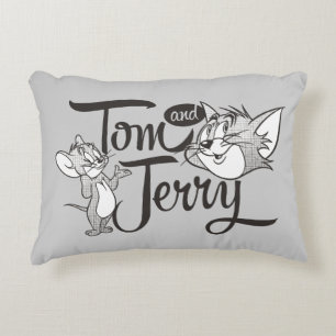 Tom und Jerry   Tom und Jerry sehen süß aus Dekokissen