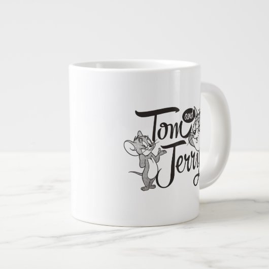 Tom und Jerry | Tom und Jerry sehen süß aus Jumbo-Tasse (Vorderseite Rechts)
