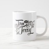 Tom und Jerry | Tom und Jerry sehen süß aus Jumbo-Tasse (Rechts)