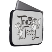 Tom und Jerry | Tom und Jerry sehen süß aus Laptopschutzhülle (Vorne Rechts)