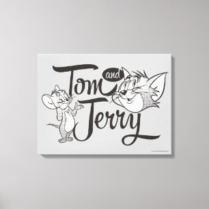 Tom und Jerry Tom und Jerry sehen süß aus Leinwanddruck