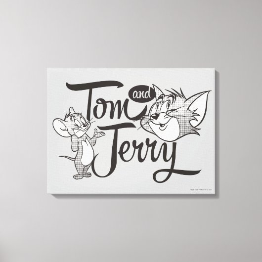 Tom und Jerry | Tom und Jerry sehen süß aus Leinwanddruck (Vorderseite)