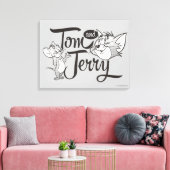 Tom und Jerry | Tom und Jerry sehen süß aus Leinwanddruck (Insitu (Wohnzimmer))