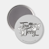 Tom und Jerry | Tom und Jerry sehen süß aus Magnet (Vorderseite/Rückseite)
