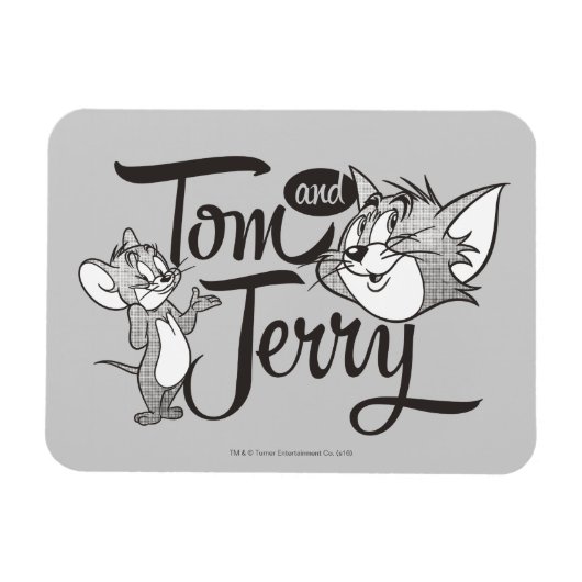 Tom und Jerry | Tom und Jerry sehen süß aus Magnet (Horizontal)