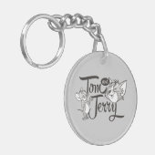 Tom und Jerry | Tom und Jerry sehen süß aus Schlüsselanhänger (Vorderseite links)